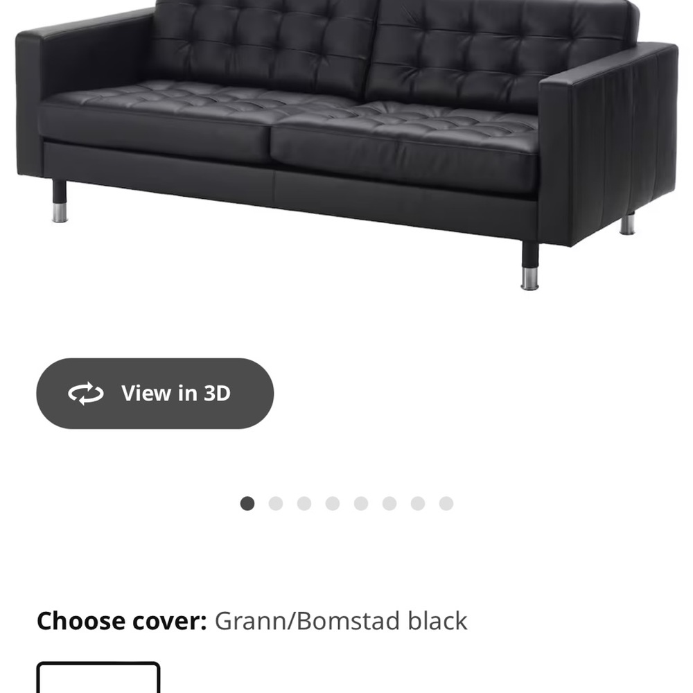 Modern Black Sofa